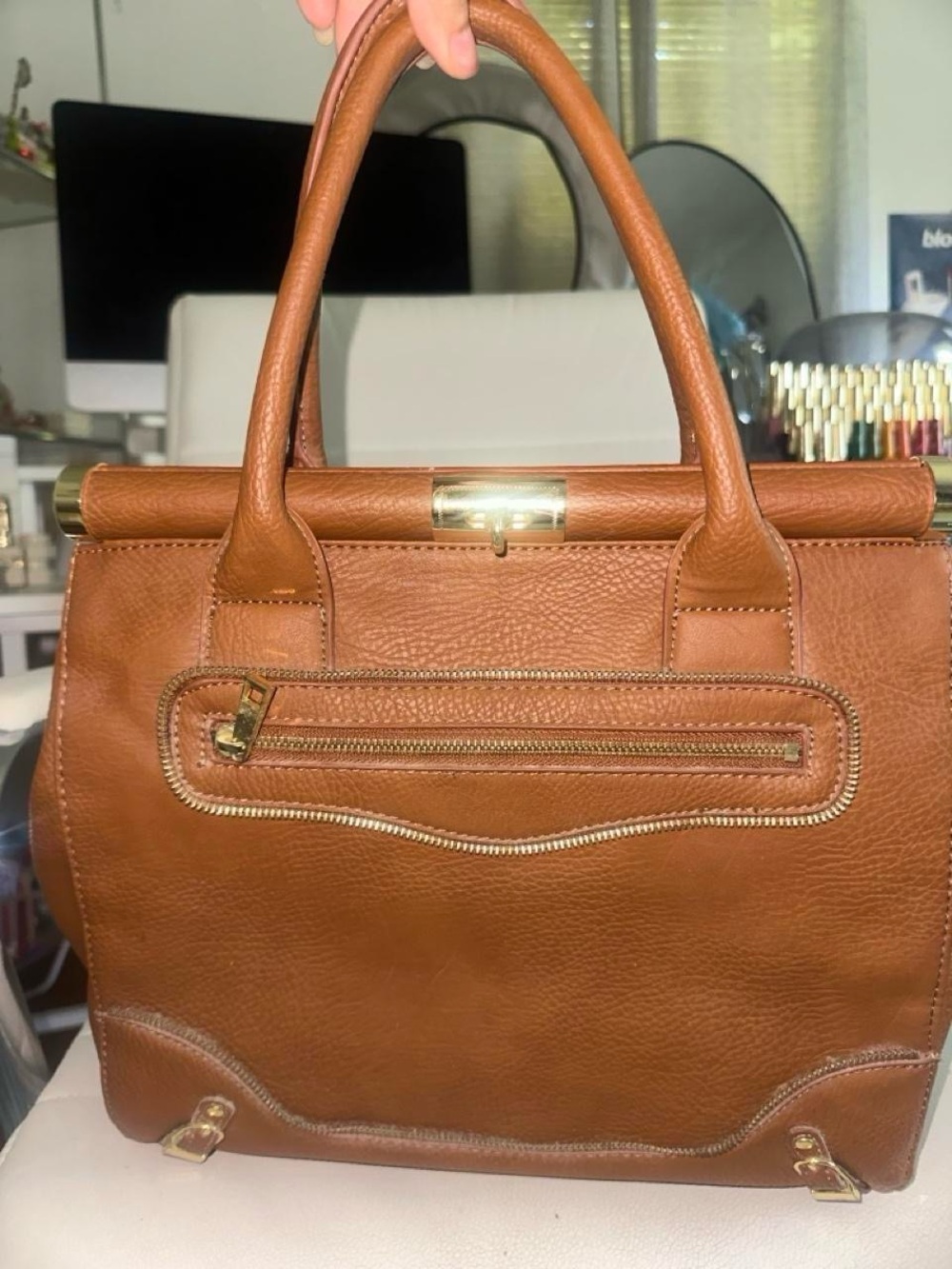 Olivia + Joy Handbag/Crossbody Brown Bag